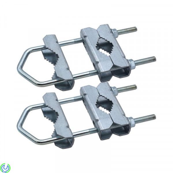 MAST KLÄMMA ,30-60 MM, 20cm Lång (2 pack), Rörklammer för 30-60mm maströr., Maströrsfästen & Byglar, , Elgruvan