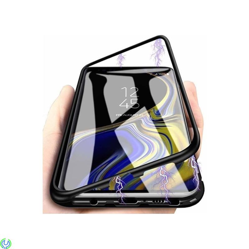 Fodral IPHONE 12 / 12 PRO Magnetic 360 svart, iPhone 12/12 Pro Magnetiskt Skal med Skärmskydd., iPhone 12 modeller, , Nemo