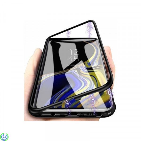 Fodral IPHONE 12 / 12 PRO Magnetic 360 svart, iPhone 12/12 Pro Magnetiskt Skal med Skärmskydd., iPhone 12 modeller, , Nemo