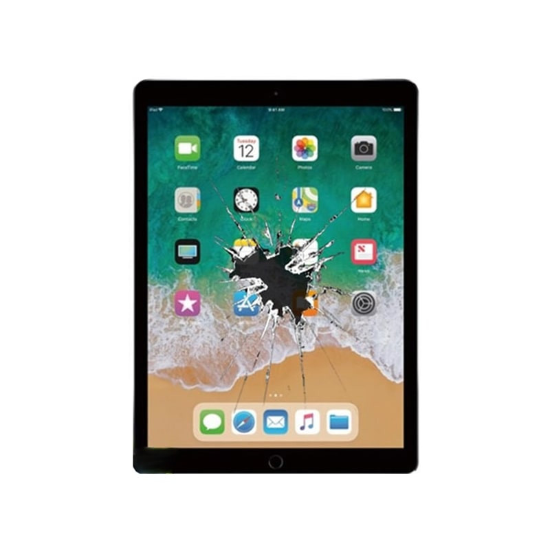 iPad Pro 12,9" (3:e gen) Skärmbyte A1876, SVART