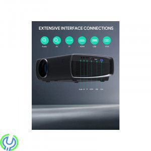 AUKEY Cinex S Lite Trådlös LCD Projektor, Smartphone Kompatibel, 1080P Full HD LED-projektor., Smarta hem, , AUKEY