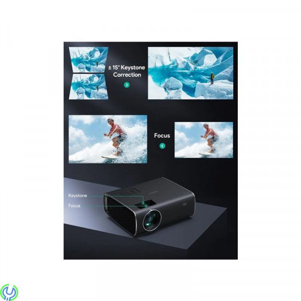 AUKEY Cinex S Lite Trådlös LCD Projektor, Smartphone Kompatibel, 1080P Full HD LED-projektor., Smarta hem, , AUKEY