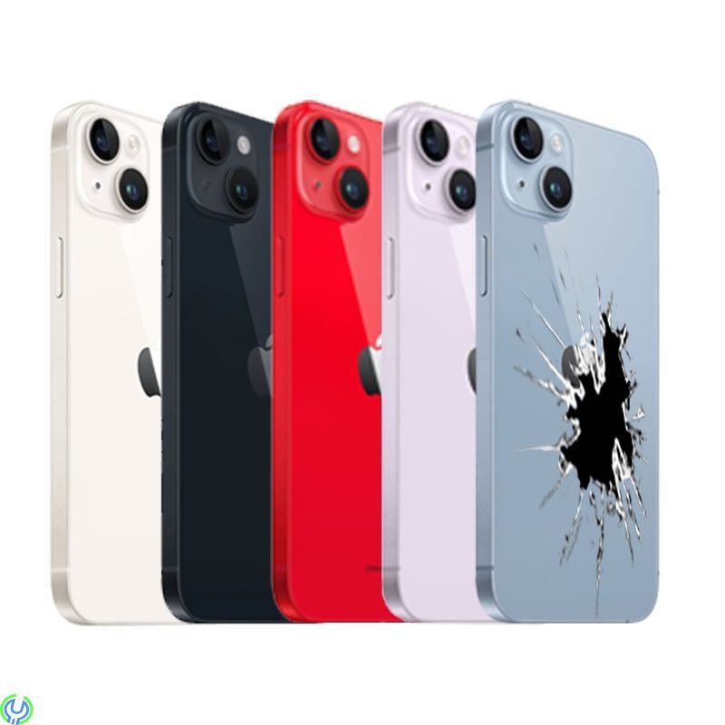 iPhone 14 Plus Baksidebyte, Glas utan ram, Vi byter ut bakside glaset på din iPhone, iPhone 14 Plus, , Elgruvan