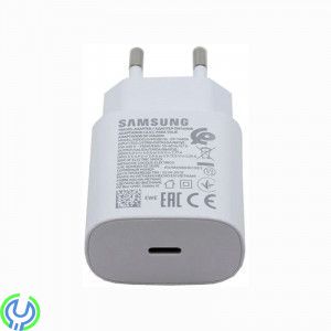 Samsung USB-C Väggladdare 25W PD 3.0 - Vit, EP-TA800 Snabbladdare PD USB-C - Android & iPhone (Bulk), Adapter, , Samsung