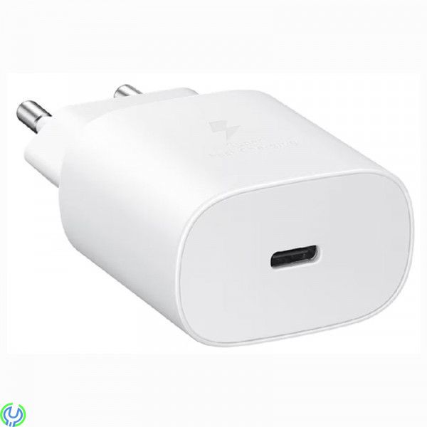 Samsung USB-C Väggladdare 25W PD 3.0 - Vit, EP-TA800 Snabbladdare PD USB-C - Android & iPhone (Bulk), Adapter, , Samsung