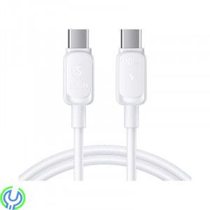 SiGN USB-C till USB-C Kabel 100W, 2m - Vit, SiGN-kabeln är en riktig njutning för snabbladdningsentusiaster, TYPE C, , SIGN