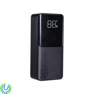 SiGN Super Charge LED Powerbank 30.000mAh, 22.5W - Svart, Super Charge LED Powerbank, Powerbank, , SIGN