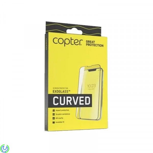 Copter Exoglass Curved Edition för iPhone 14 Plus - Svart, iPhone 14 Plus Copter Exoglass Curved Edition, iPhone 14 Plus, , Copt