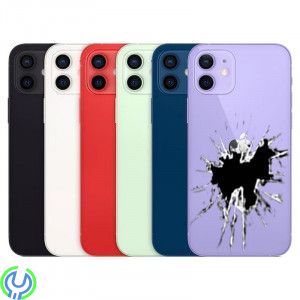 iPhone 12 Baksidebyte, GLAS UTAN RAM, Vi byter ut baksidaglas på din iPhone 12, iPhone 12/12 Pro, , Elgruvan