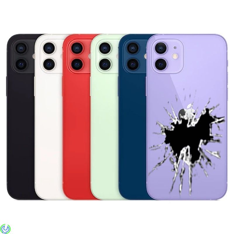 iPhone 12 Baksidebyte, GLAS UTAN RAM, Vi byter ut baksidaglas på din iPhone 12, iPhone 12/12 Pro, , Elgruvan