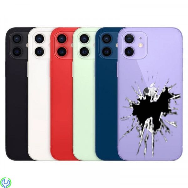 iPhone 12 Baksidebyte, GLAS UTAN RAM, Vi byter ut baksidaglas på din iPhone 12, iPhone 12/12 Pro, , Elgruvan