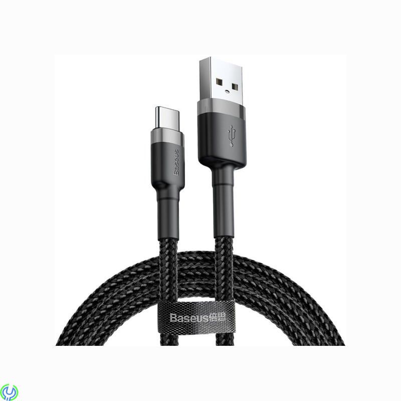 Baseus Cafule-USB-C kabel 2A 2m, svart, Obrytbar USB-C-kabel som stödjer snabbladdning


, TYPE C, , Baseus
