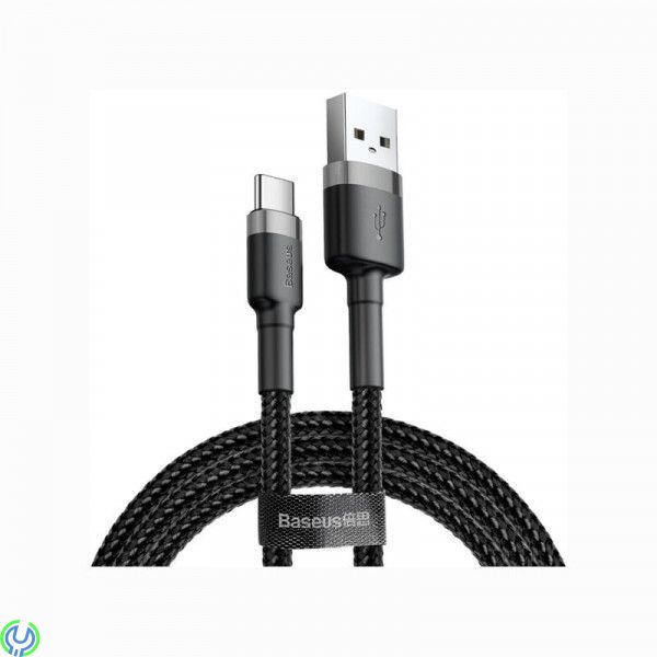 Baseus Cafule-USB-C kabel 2A 2m, svart, Obrytbar USB-C-kabel som stödjer snabbladdning


, TYPE C, , Baseus