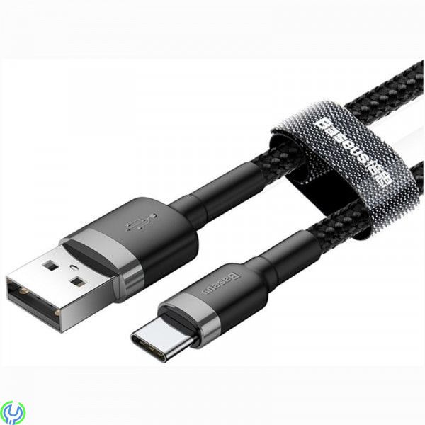 Baseus Cafule-USB-C kabel 2A 2m, svart, Obrytbar USB-C-kabel som stödjer snabbladdning


, TYPE C, , Baseus