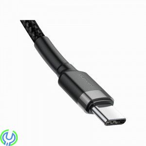 Baseus Cafule - USB-C cable - USB-C to USB-C - 2 m, Slitstark USB-C PD / USB-C PD-kabel med nylonfläta, TYPE C, , Baseus