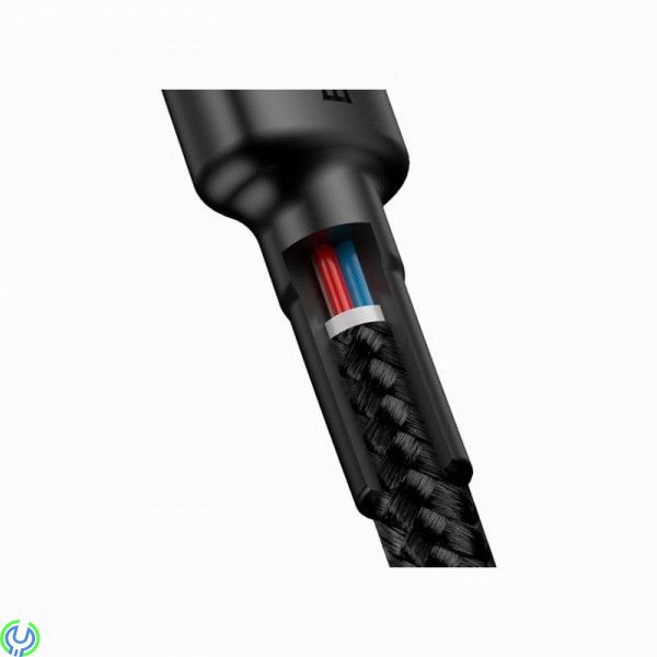 Baseus Cafule - USB-C cable - USB-C to USB-C - 2 m, Slitstark USB-C PD / USB-C PD-kabel med nylonfläta, TYPE C, , Baseus