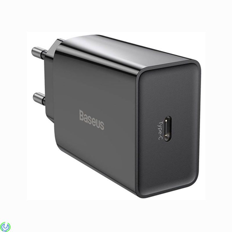 Baseus Speed Mini snabbladdare, USB-C, PD, 3A, 20W (svart), Mini snabbladdare, USB-C, PD, 3A, 20W, Adapter, , Baseus