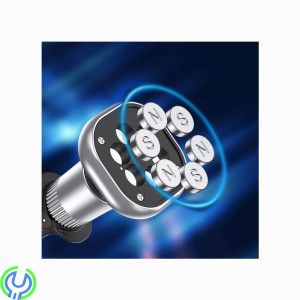 Magnetisk bilhållare för ventilationsgaller, svart/silver, Magnetisk bilhållare för luft/ventilationsgrill KAKUSIGA KSC-736 Lech