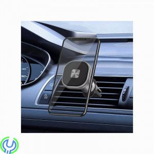 Magnetisk bilhållare för ventilationsgaller, svart/silver, Magnetisk bilhållare för luft/ventilationsgrill KAKUSIGA KSC-736 Lech