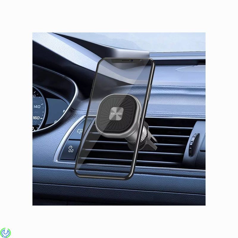 Magnetisk bilhållare för ventilationsgaller, svart/silver, Magnetisk bilhållare för luft/ventilationsgrill KAKUSIGA KSC-736 Lech