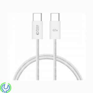 Kabel 3A PD60W 1m USB-C - USB-C Tech-Protect Ultraboost vit, 1m USB-C - USB-C Tech-Protect Ultraboost , TYPE C, , Tech