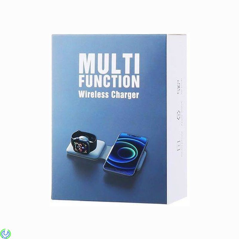 MagSafe trådlösa 3-i-1 Vikbar trådlös laddare- Vit, Magnetisk trådlös Laddare Remax Multi Function Uswon hopfällbar, Trådlösa, ,