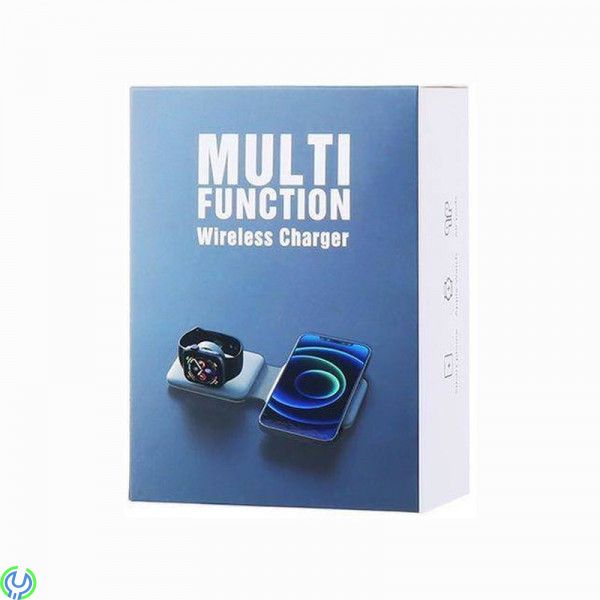 MagSafe trådlösa 3-i-1 Vikbar trådlös laddare- Vit, Magnetisk trådlös Laddare Remax Multi Function Uswon hopfällbar, Trådlösa, ,