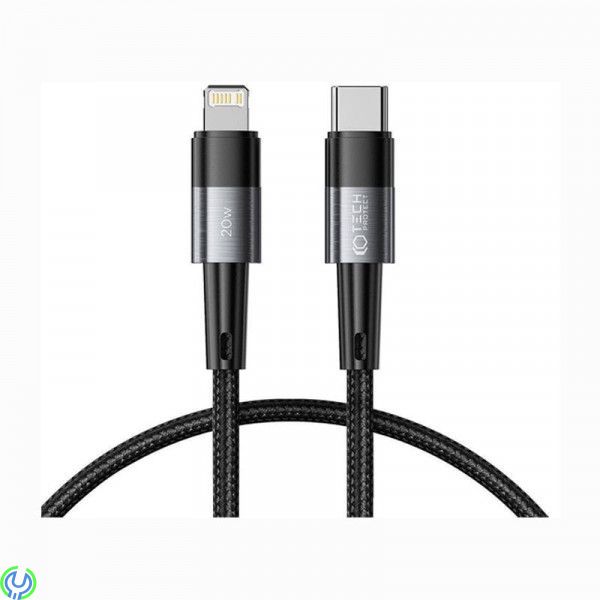 Kabel 20W 3A 0,25m USB-C - Lightning Tech-Protect UltraBoost grå, 20W 3A 0,25m USB-C - Lightning Kabel, TYPE C, , Tech