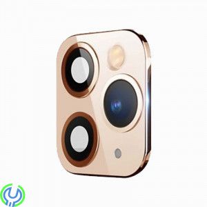 iPhone 11 Pro/11 Pro Max Bakre kameralins Skydd - Guld, Universal Kameralins iPhone 11 Pro/11 Pro Max till iPhone X/XS/XS Max
