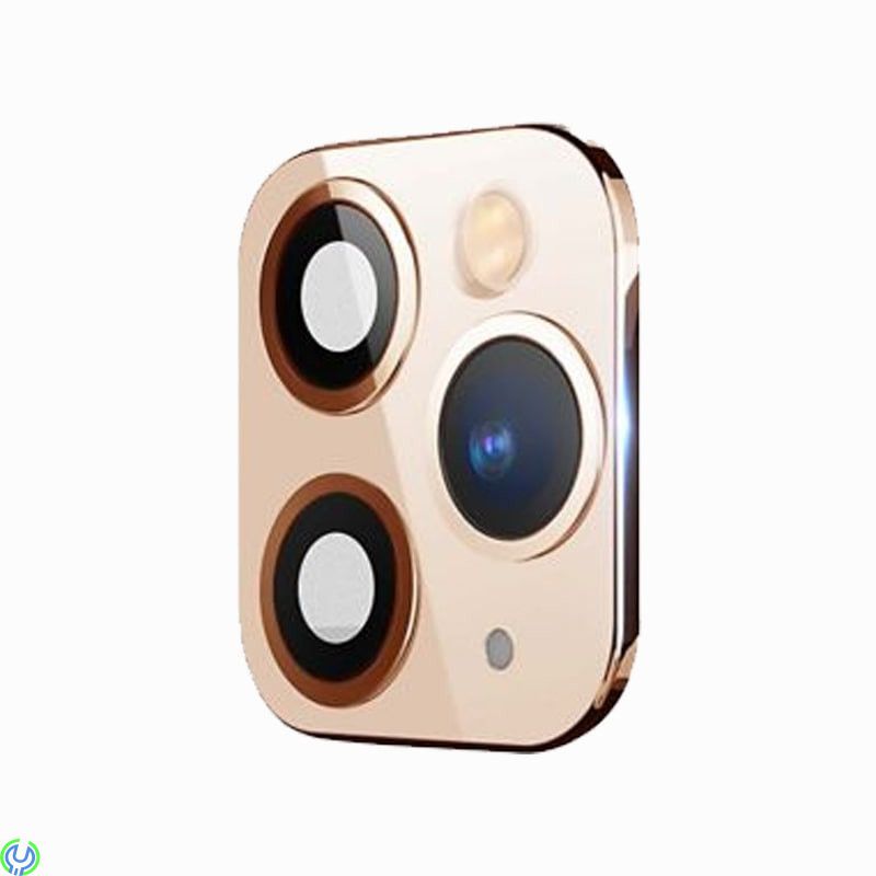 iPhone 11 Pro/11 Pro Max Bakre kameralins Skydd - Guld, Universal Kameralins iPhone 11 Pro/11 Pro Max till iPhone X/XS/XS Max
