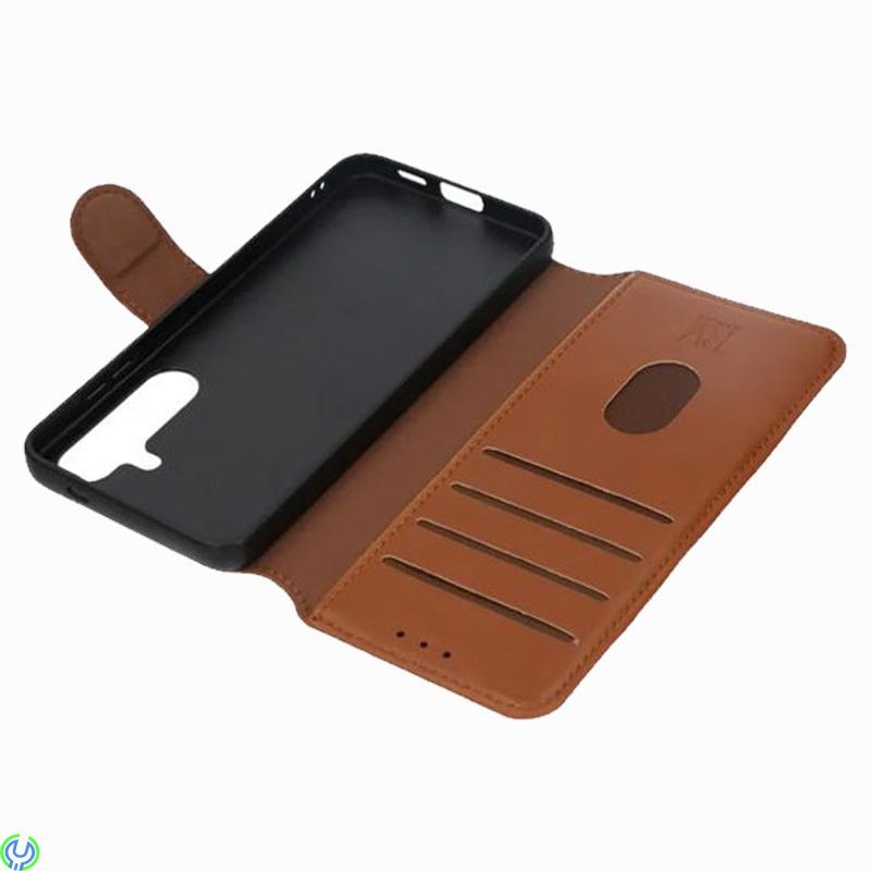 Samsung Galaxy S24 Plånboksfodral Rvelon - Brun, Plånboksfodral till din Samsung Galaxy S24, Galaxy S24, , RVELON