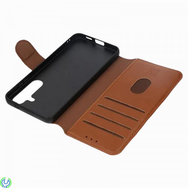 Samsung Galaxy S24 Plånboksfodral Rvelon - Brun, Plånboksfodral till din Samsung Galaxy S24, Galaxy S24, , RVELON