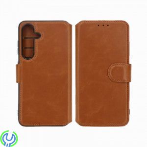 Samsung Galaxy S24 Plånboksfodral Rvelon - Brun, Plånboksfodral till din Samsung Galaxy S24, Galaxy S24, , RVELON