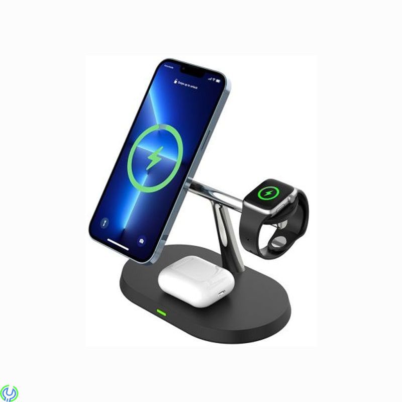 Trådlös Smart 3-i-1 Laddstation med USB-C, Trådlös Smart 3-i-1 Laddstation med USB-C, Trådlösa, , Elgruvan