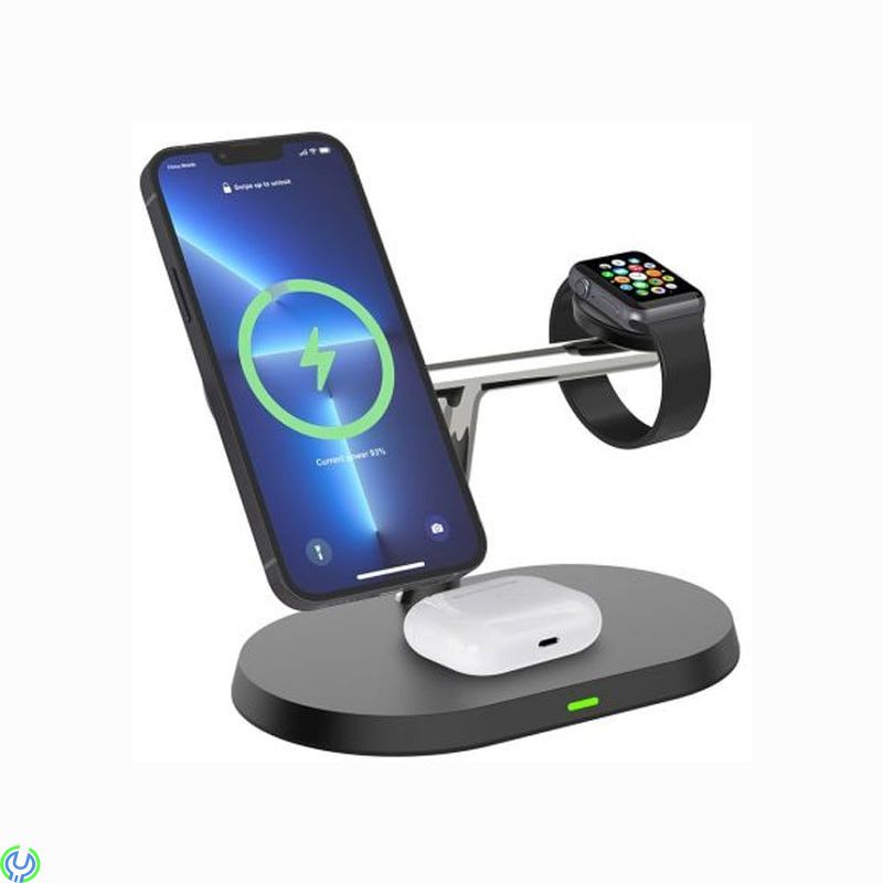 Trådlös Smart 3-i-1 Laddstation med USB-C, Trådlös Smart 3-i-1 Laddstation med USB-C, Trådlösa, , Elgruvan