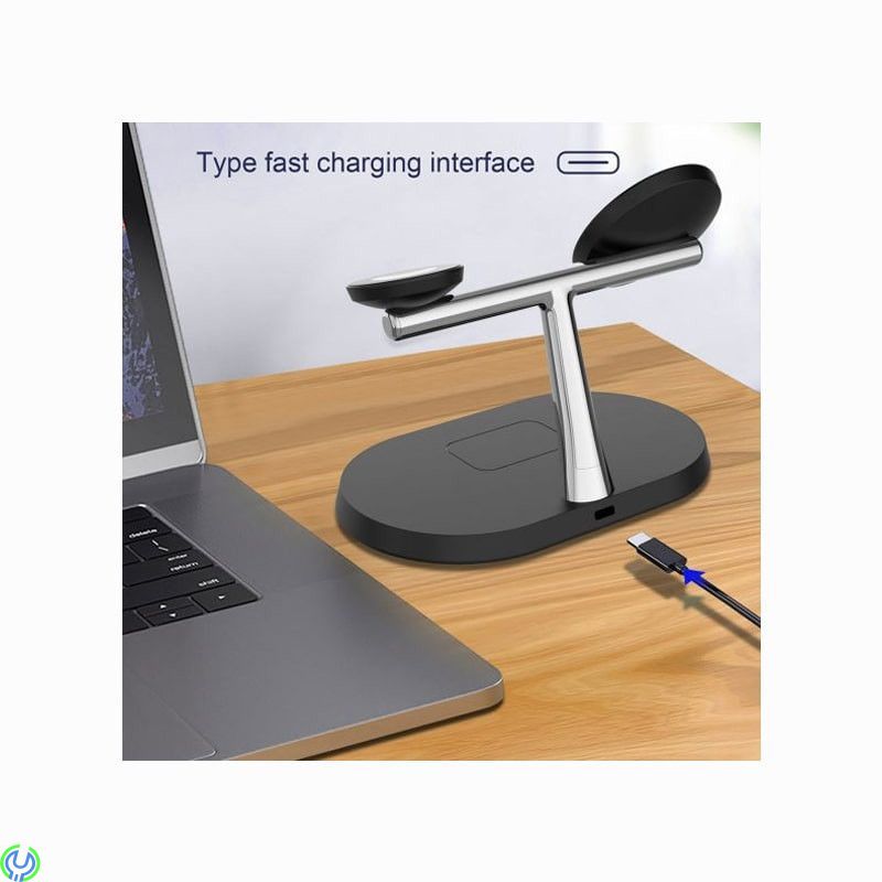 Trådlös Smart 3-i-1 Laddstation med USB-C, Trådlös Smart 3-i-1 Laddstation med USB-C, Trådlösa, , Elgruvan