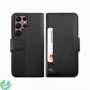 Samsung Galaxy S23 Ultra Plånboksfodral Extra Kortfack Rvelon - Svart, Galaxy S23 Ultra Plånboksfodral, Galaxy S23 Ultra, , RVEL