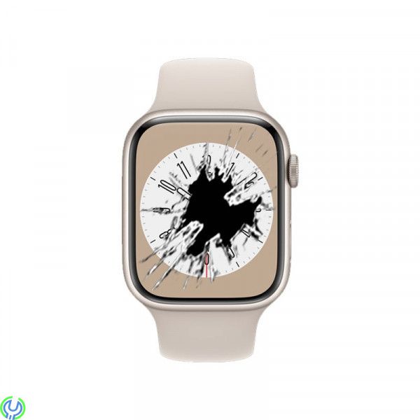 Apple Watch 8 41mm Skärm LCD byte, Original, Råkat tappa din Apple Watch 8 i marken och spräckt skärmen?, Apple Watch Serie 8, ,