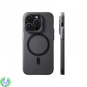 iPhone 15 Pro Mobilskal Korrugerad Anti-Halk - Svart, iPhone 15 Pro Mobilskal Korrugerad Anti-Halk, iPhone 15 Pro, , G-SP