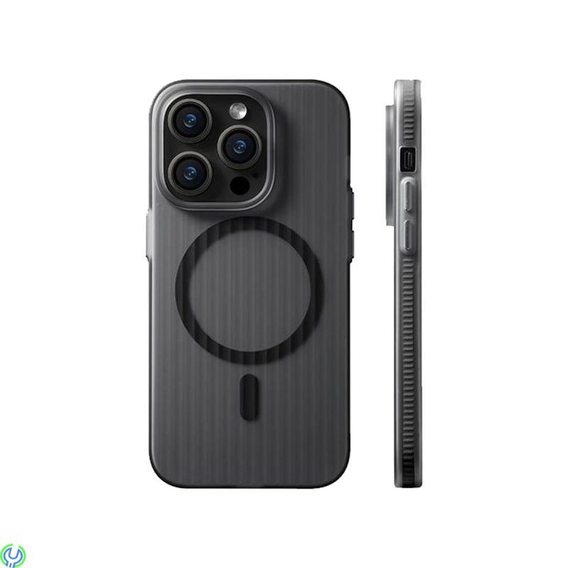 iPhone 15 Pro Mobilskal Korrugerad Anti-Halk - Svart, iPhone 15 Pro Mobilskal Korrugerad Anti-Halk, iPhone 15 Pro, , G-SP