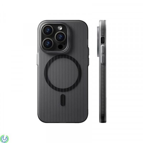 iPhone 15 Pro Mobilskal Korrugerad Anti-Halk - Svart, iPhone 15 Pro Mobilskal Korrugerad Anti-Halk, iPhone 15 Pro, , G-SP