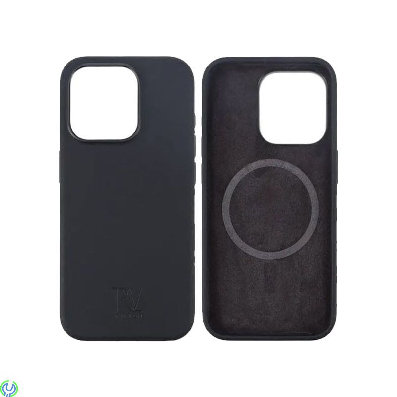 iPhone 15 Pro Max Silikonskal Rvelon MagSafe - Svart, Rvelon Silikonskal med Magnet för iPhone 15 Pro Max, iPhone 15 Pro Max, , 