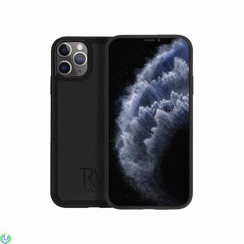 iPhone 12/12 Pro Plånboksfodral Magnet Rvelon - Svart, RV Plånbok i äkta läder för iPhone 12 Svart, iPhone 12/ 12 Pro, , RVELON