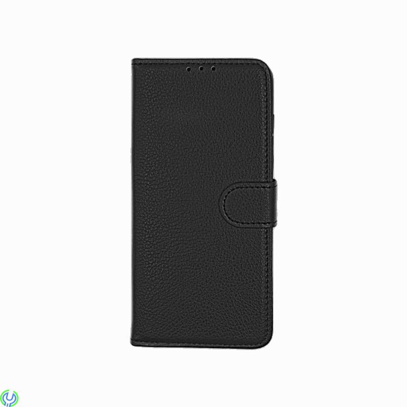 Samsung Galaxy A51 Plånboksfodral med Stativ - Svart,  Vinkla plånboken som ett stativ ✓ 3 kortfack ✓ Magnetiskt lås, Galaxy A51