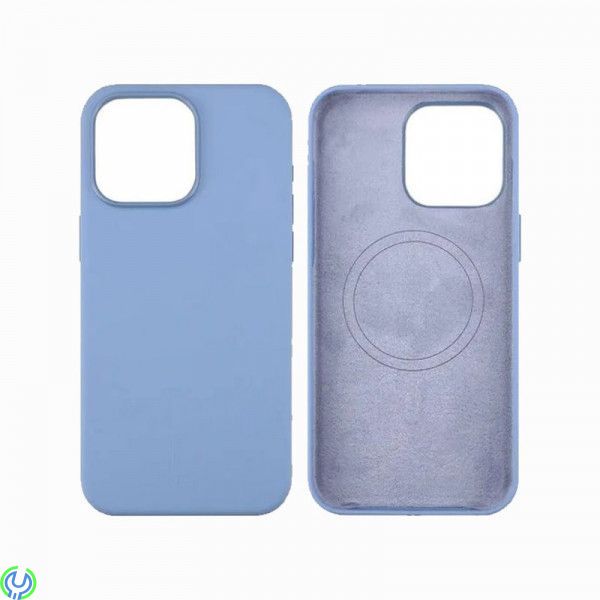 iPhone 15 Pro Silikonskal MagSafe - Blå, ✓ MagSafe funktion ✓ Skyddar mot repor och stötar, iPhone 15 Pro, , RVELON
