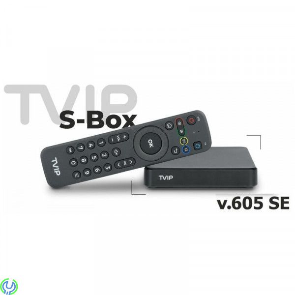 TVIP S-Box v.605 SE, 4K UHD Android o Linux , begagnad, Begagnad TVIP S-Box v.605 SE, Android o Linux 4K Med WiFi 2,4/5 GHz, Beg