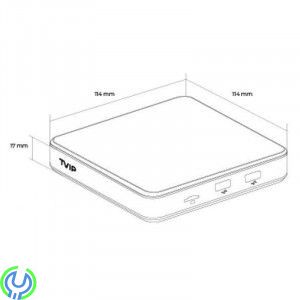 TVIP S-Box v.605 SE, 4K UHD Android o Linux , begagnad, Begagnad TVIP S-Box v.605 SE, Android o Linux 4K Med WiFi 2,4/5 GHz, Beg