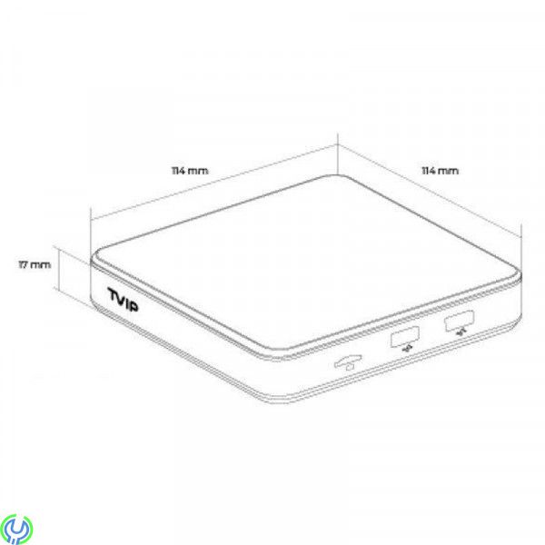 TVIP S-Box v.605 SE, 4K UHD Android o Linux , begagnad, Begagnad TVIP S-Box v.605 SE, Android o Linux 4K Med WiFi 2,4/5 GHz, Beg