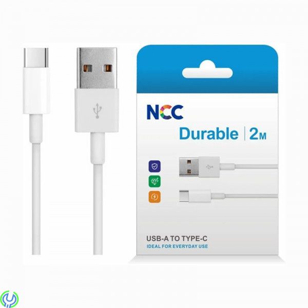 NCC USB-A till Type-C laddningsdatakabel- 2m, Slitstark, snabbladdningsdatakabel


, TYPE C, , NCC