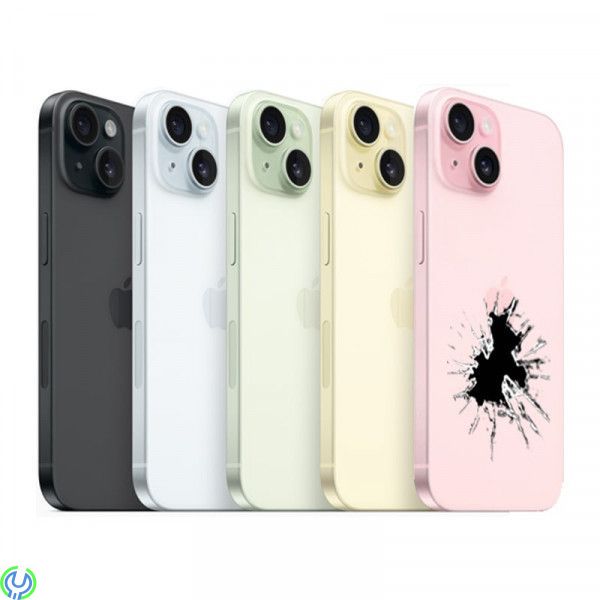 iPhone 15 Baksideglas Byte, Vi byter ut hela baksidan på din iPhone 15 så den blir som helt ny., iPhone 15, , 